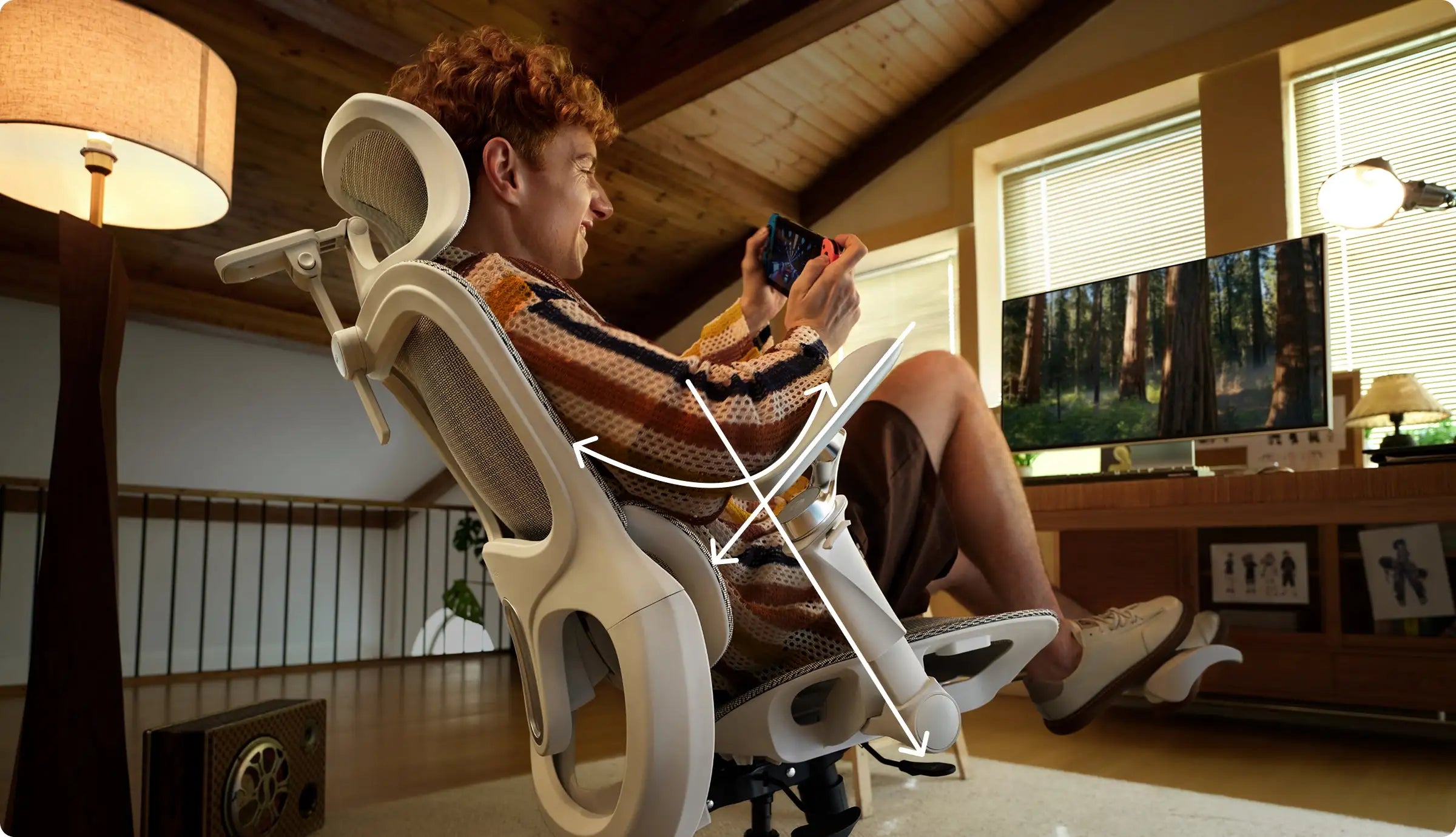 "Seamless, natural, and effortless. Experience a flow where your movements and the ergonomic office chair become one."