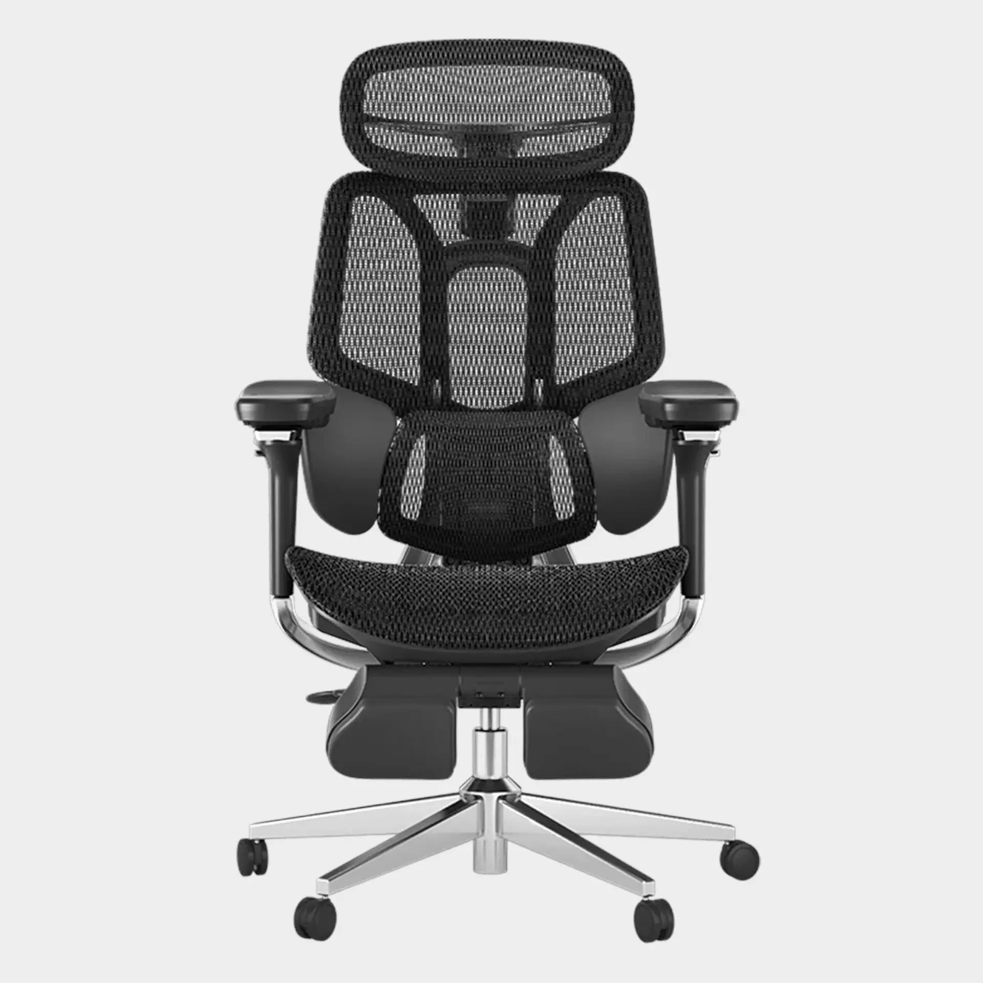 High-Back Ergonomic Office Chair - Adjustable Mesh Computer Chair for Home & Office