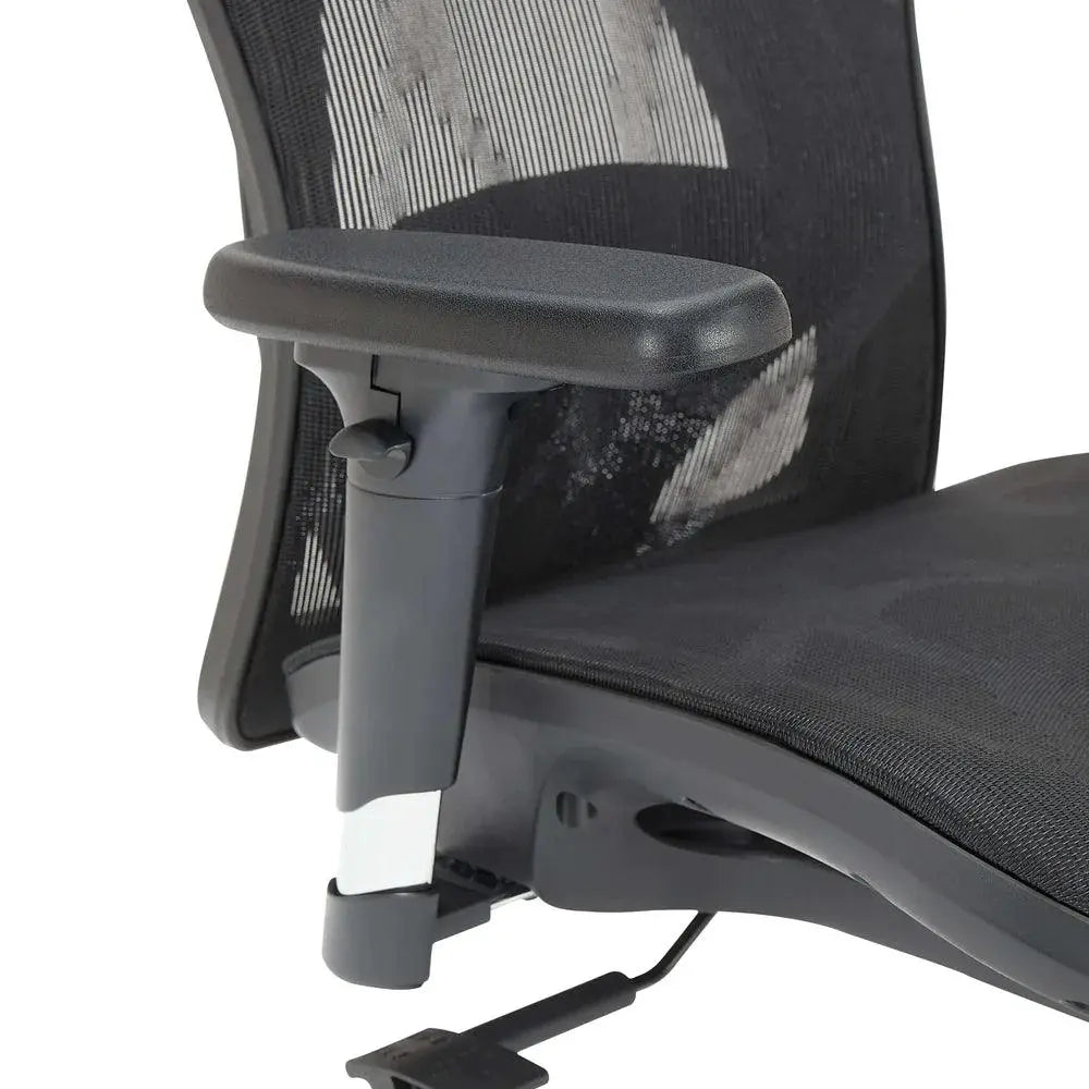 Ergonomic Office Chair - Full Mesh Desk Chair with 3D Adjustable Armrests & Lumbar Support, Comfortable High Back Computer Chair for Back Pain Relief