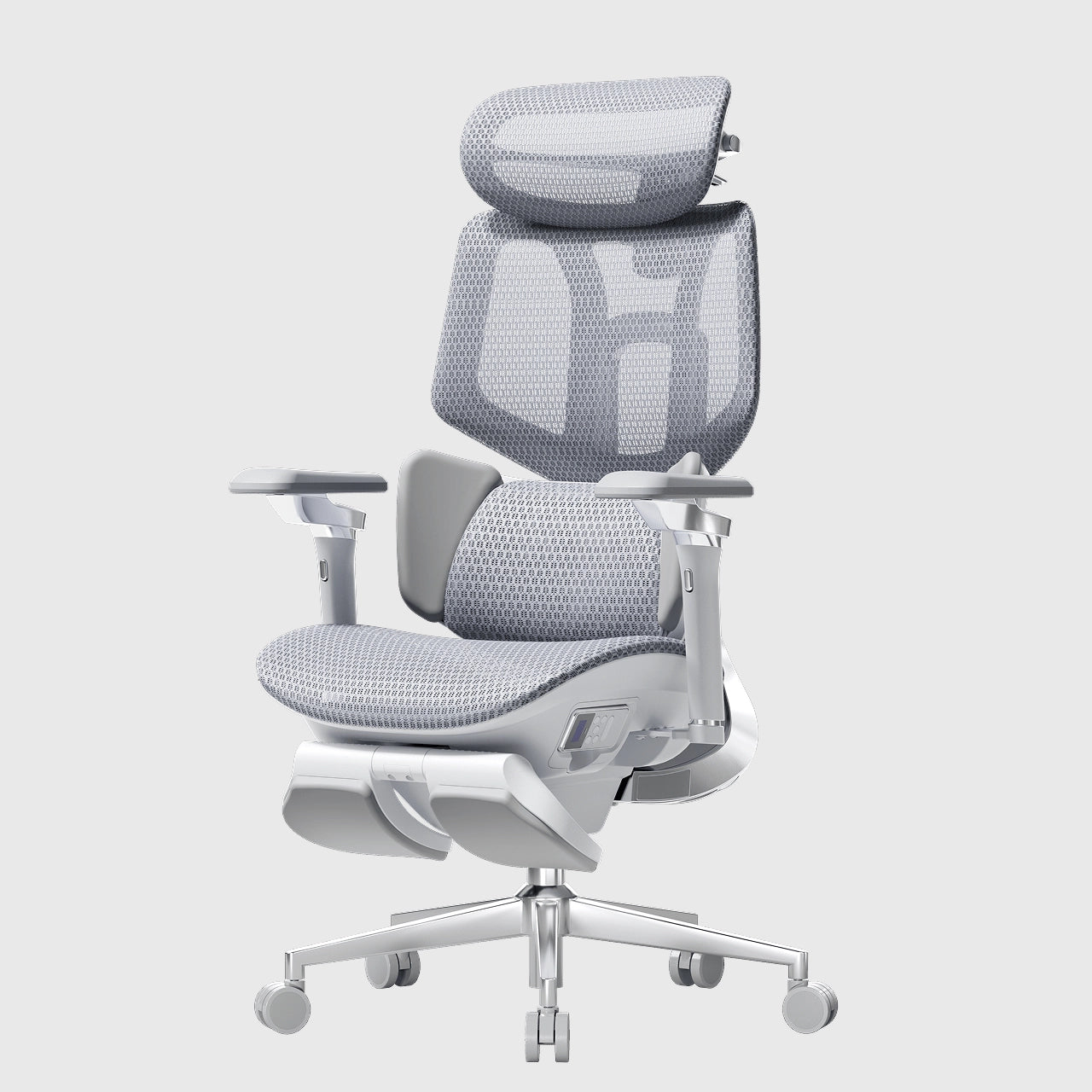 A person focusing on deep work tasks while sitting in a supportive ergonomic office chair.