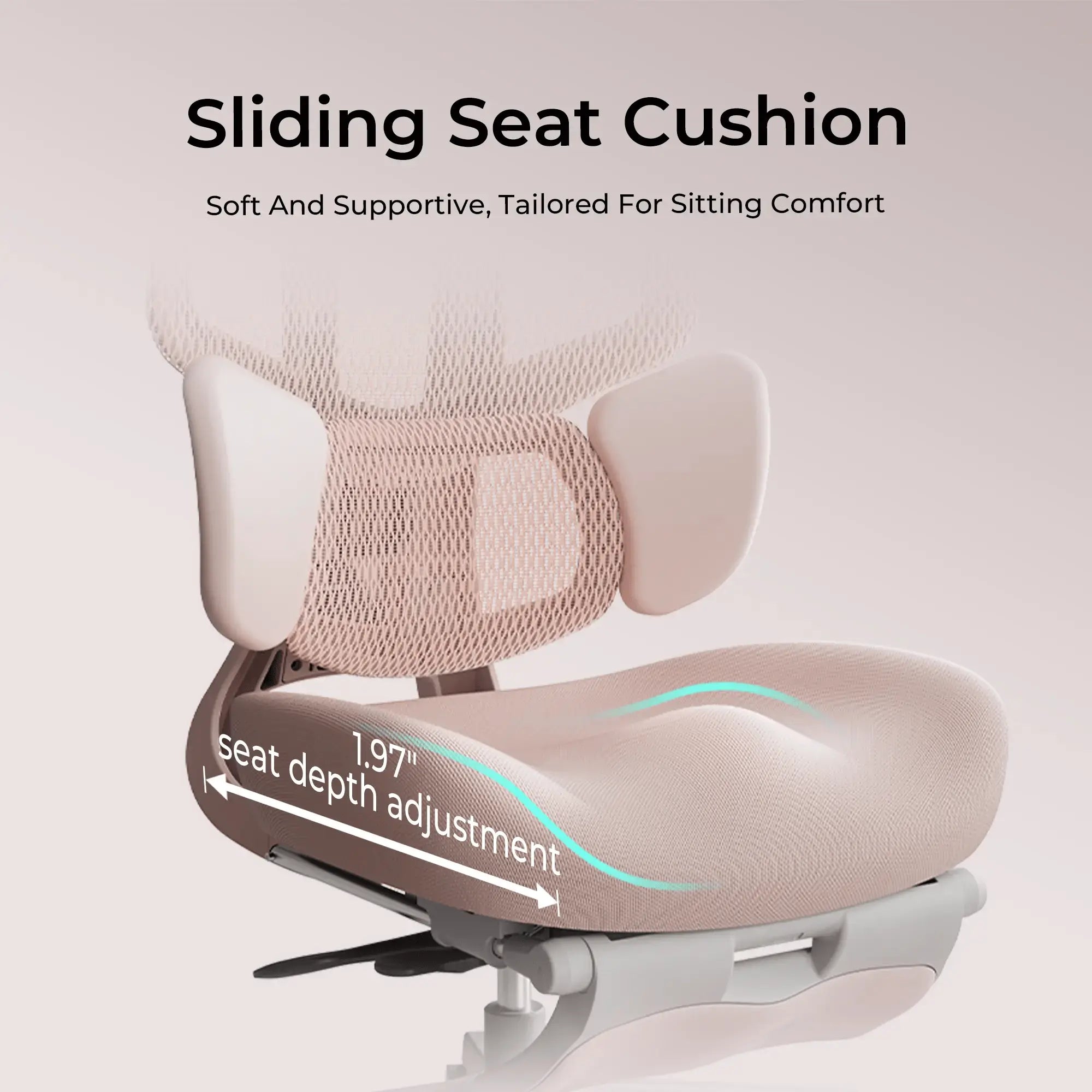 The best pink ergonomic office chair featuring ultra-soft cushioning for all-day sitting comfort.