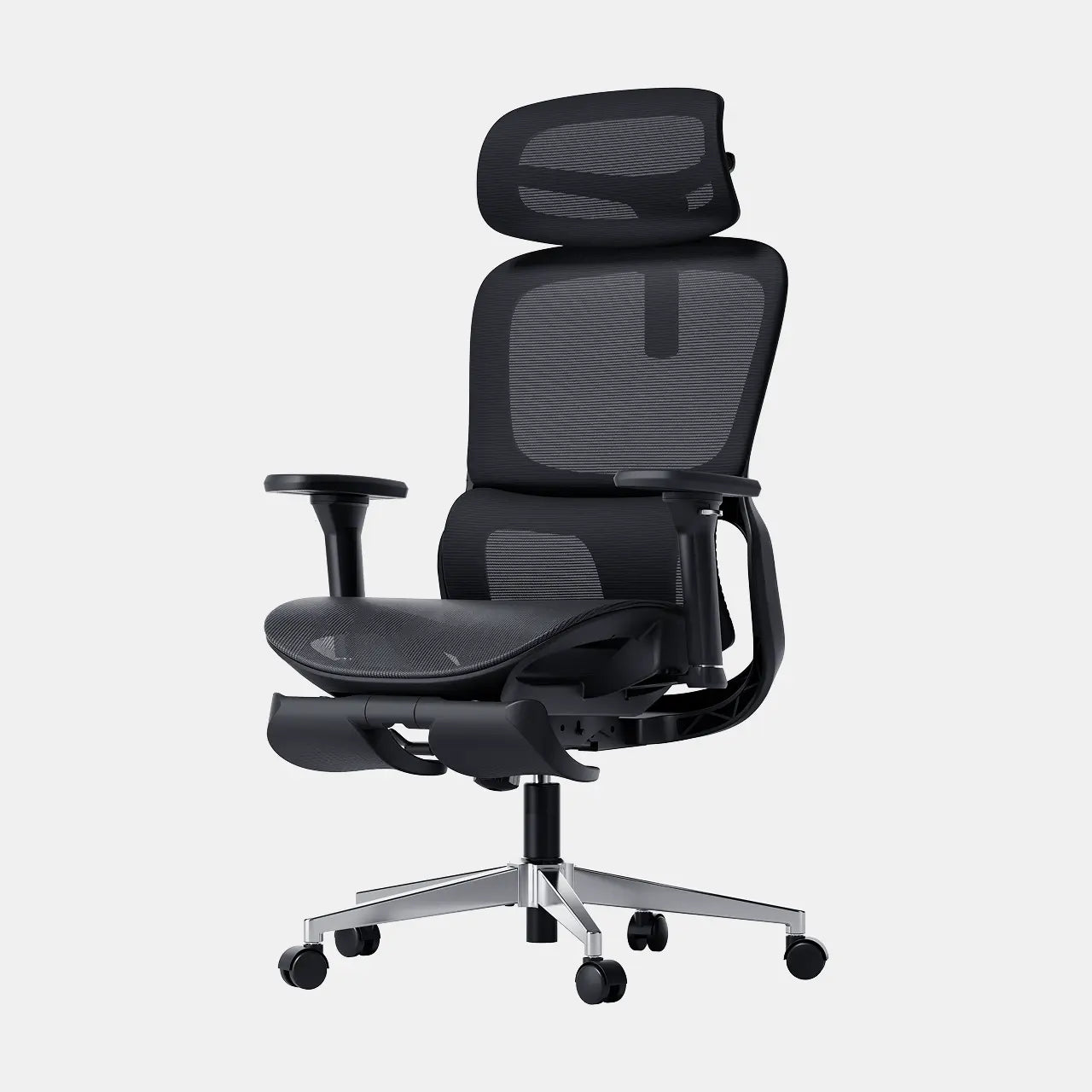 Professional Black Mesh Ergonomic Office Chair for Executive Workspace, High-Back Breathable Desk Chair with Dynamic Lumbar Support, All-Day Comfort Seating for Home Office & Gaming