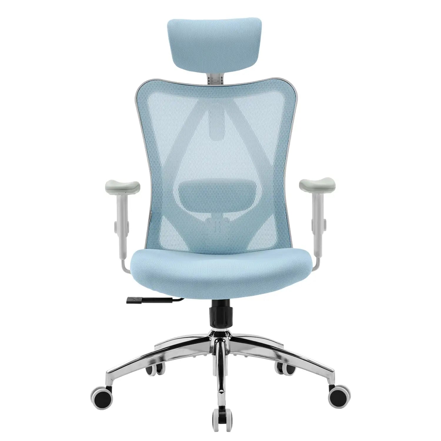 Ergonomic Office Chair - High Back Mesh Desk Chair with Adjustable Lumbar Support & Headrest for Back Pain Relief, Comfortable Computer Chair for Long Hours