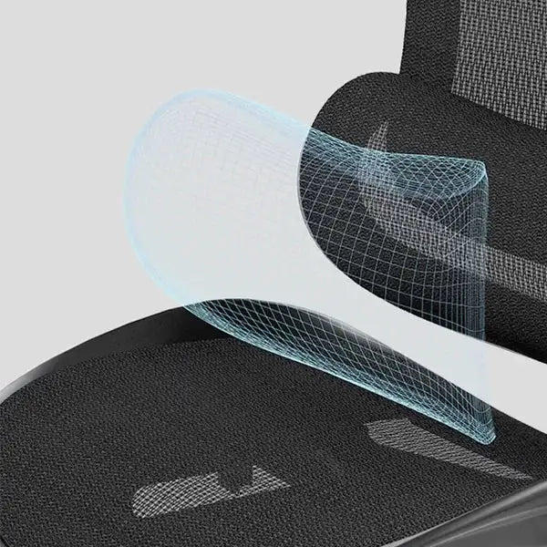 Ultra-Wide Multi-Dimensional Headrest for Cervical Relief