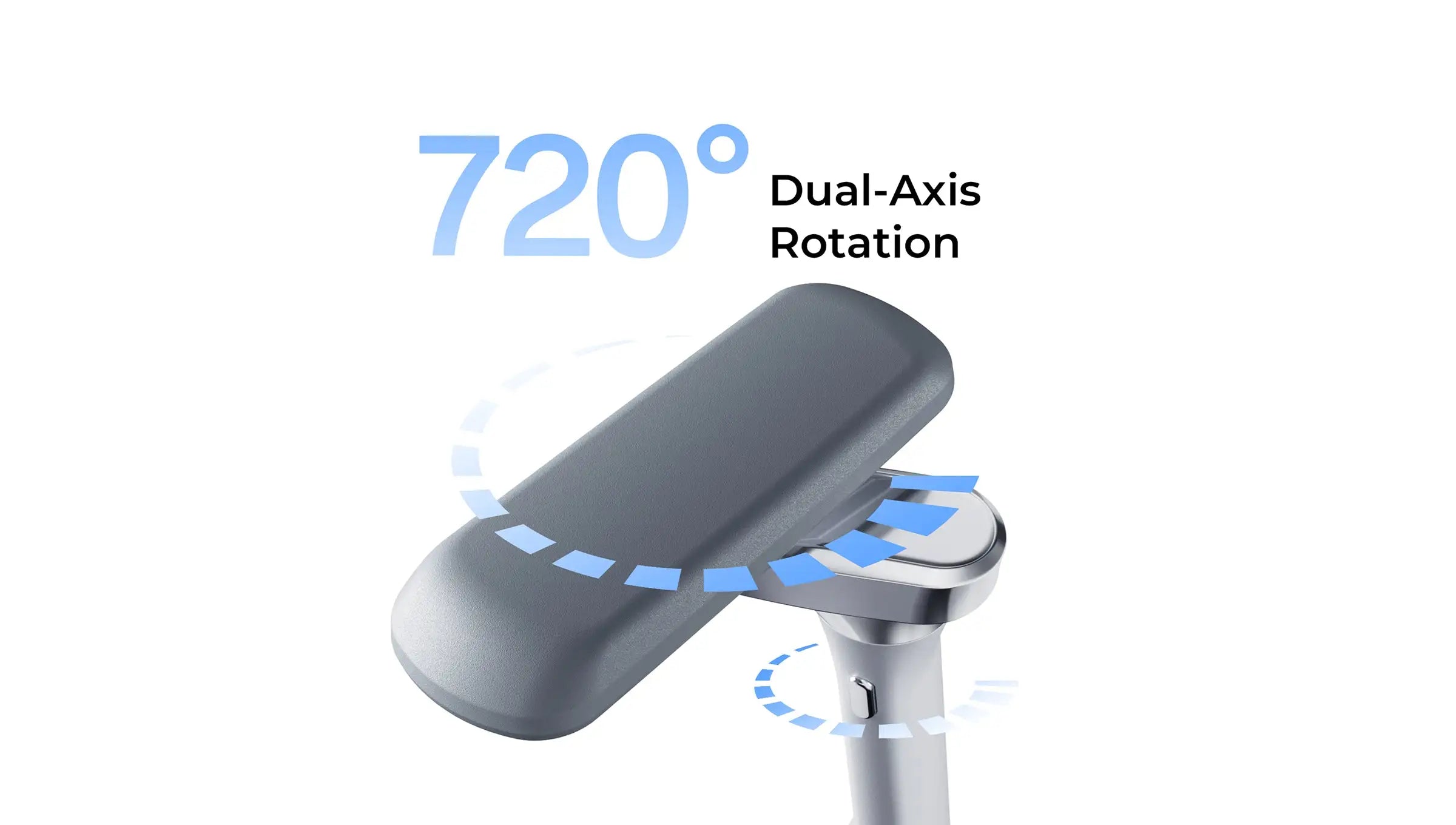 Cloud-like ventilated seat cushion for an ergonomic office chair to prevent heat buildup.